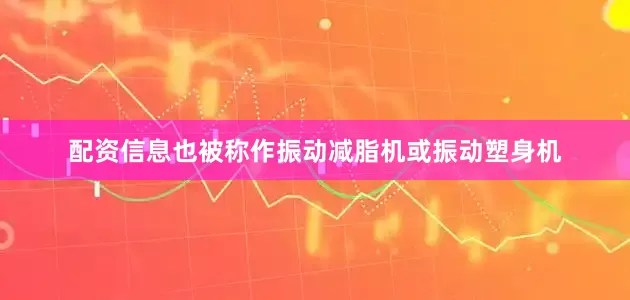 配资信息也被称作振动减脂机或振动塑身机